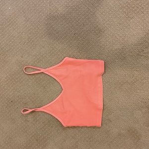 Bright cropped tank top